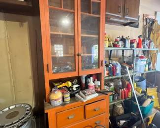 234 tallvintageindustrialorangewoodhutc
