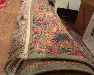 215 karastanredmedallionkirmanwoolarea