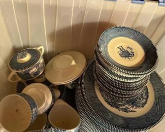 245 blueamericanatransferwaredinnersets