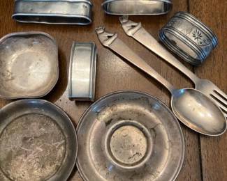 009 assortedsterlingsilvertablewares