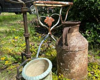 219 rusticvintagegardendecorplantstands