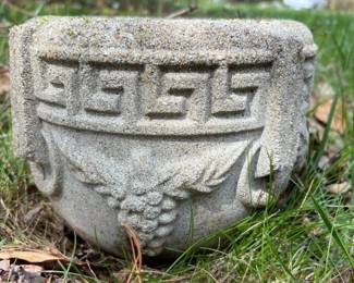 276 smallgreekkeyconcretegardenplanter
