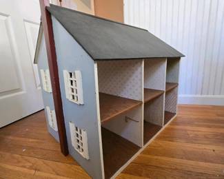 197 largehandmadewoodencolonialdollhouse