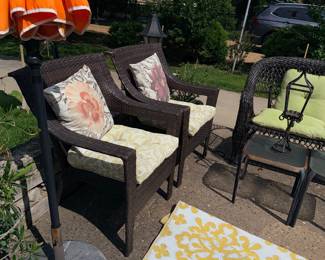 Items Located On The Back Patio