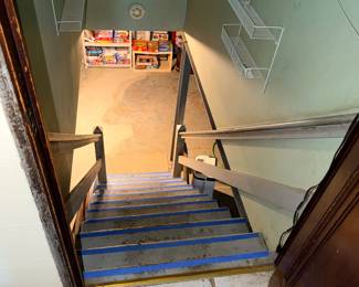 Stairs Leading Down To The Basement ~ Be Careful On The Stairs!
