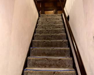 Stairs Leading To The 3rd Floor Finished Attic ~ Be Careful On The Steps And Use The Handrail ~ Do Not Grab A Hold Of Any Of The Railings At The Top Of The Landing