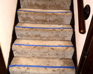 Stairs Leading To The 3rd Floor Finished Attic ~ Be Careful On The Steps And Use The Handrail ~ Do Not Grab A Hold Of Any Of The Railings At The Top Of The Landing
