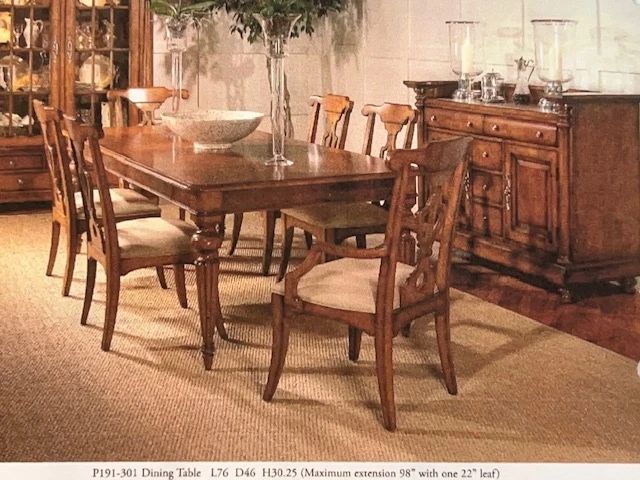 Great Looking Century Furniture "Notting Hill" Dining Room Set