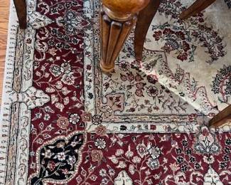 Beautiful Persian Rug which really looks great with Dining Room Set