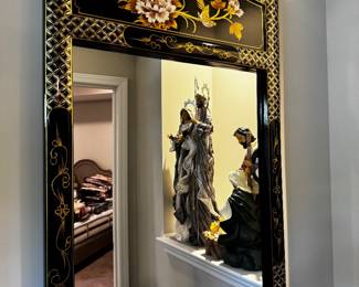 detailed view of mirror