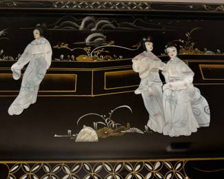detailed view of sideboard
