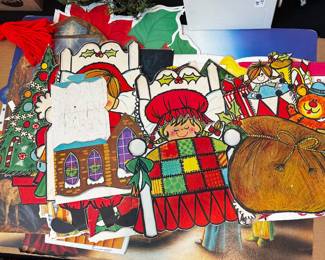 Paper Christmas items