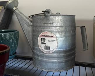 Galvanized Watering Can