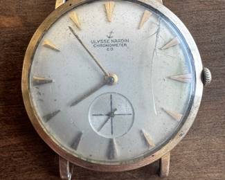 14K Gold Ulysse Nardin Chronometer Co. Men's Watch (Running)