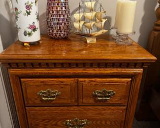 detailed view of nightstand