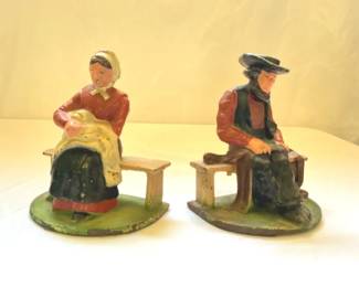 Vintage Cast Iron Bookends