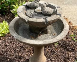 Concrete Bird Bath