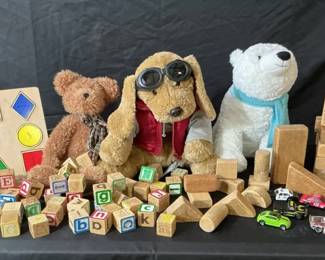 Vintage Blocks And Bears
