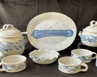 Blue And White Pottery