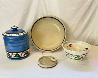 Pretty Blue Pottery