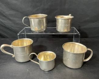 Sterling Silver Baby Cups