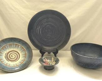 Blue Swirl Pottery