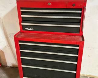 Craftsman 2 Piece Tool Bench And Tools