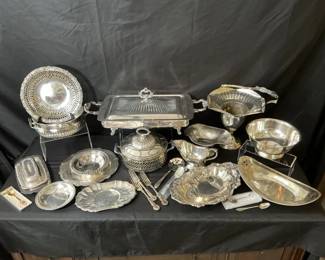 SilverPlated Serving Pieces