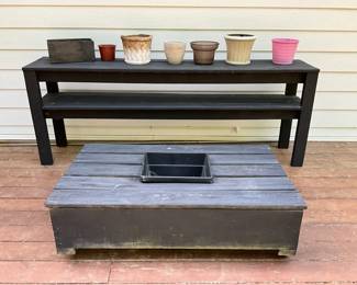 Potting Bench And Table