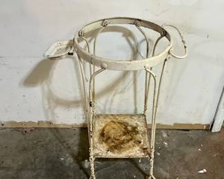 Vintage Wrought Iron Plant Stand