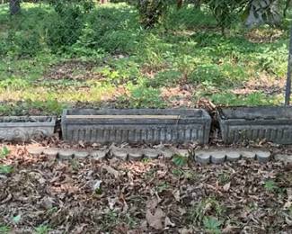 Concrete Planters  Edging