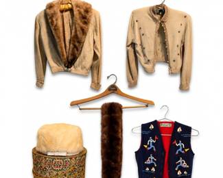 12 VintageBalmoralMinkSweaterVestHatLot