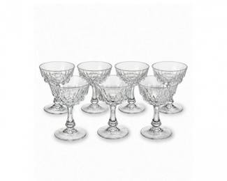 44 CristalDArquesPompadourCrystalCoupeGlassSet