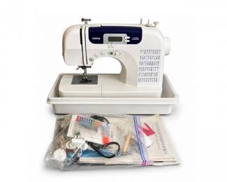 21 BrotherCS6000iComputerizedSewingMachinewCaseandExtras