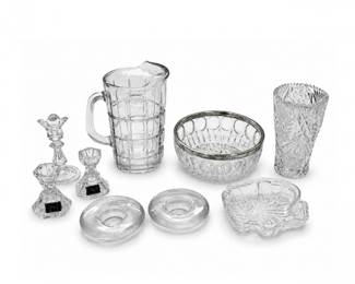 72 VintageCutCrystalGlasswareCollection