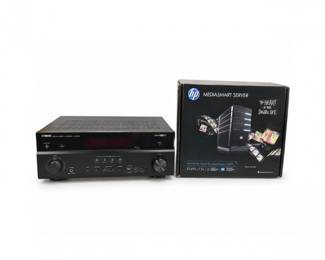 89 YamahaAVReceiverwithHPMediaSmartServerBox
