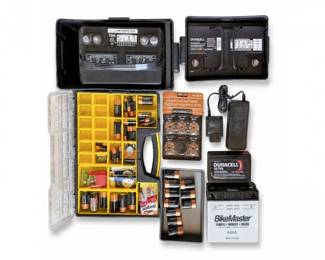 76 MixedBatteryChargerBatteryLotDuracellAGMHearingAidBatteries