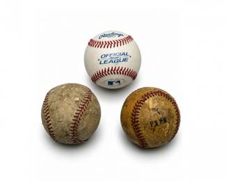20 VintageBaseballLotRawlingsOfficialLeagueGameUsedBalls