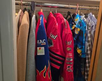 Like New unworn Nascar Jackets Dale Jr. and Jeff Gordon , Hawaiian shirts Camel hair Sport coat
