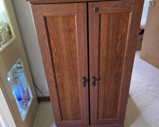 DVD cabinet with lock 