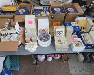 Loads of Hummel plates and figurines 