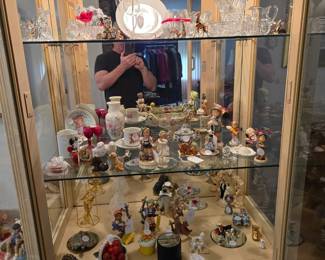 China Cabinet and contents 