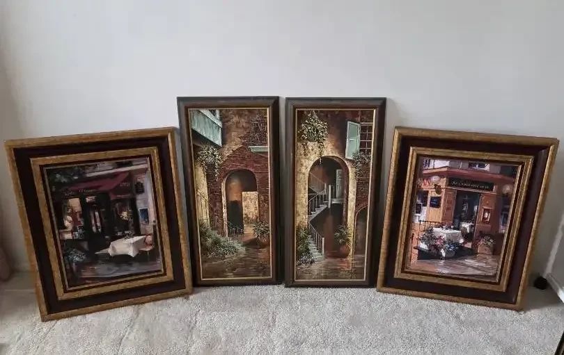 George Botich and Marcella Packard Paintings on Canvas