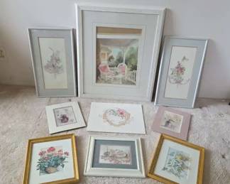 Mixed Art Prints Signed