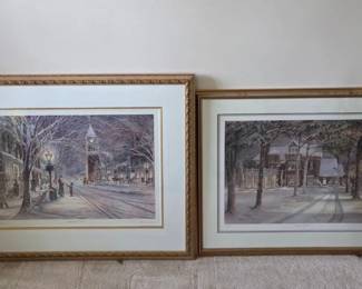 2 Watercolor Reproductions by Trisha Romance