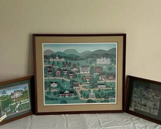 Folk Art Prints By Paige Huff Dillon  Betty Frieda Baumer