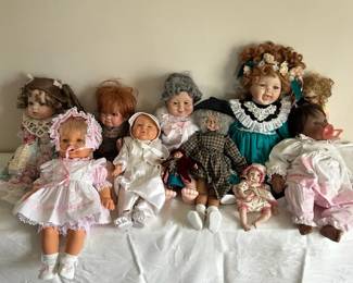 Large Doll Lot  Lee Middleton, Berjusa  More