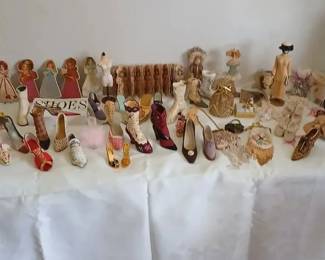 Miniature Shoes Purses Figurines