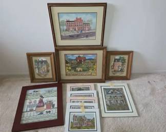 Thelma Winter Signed Prints, Folk Art and More