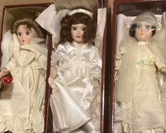 Porcelain Bride Doll Collection